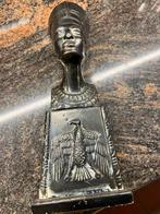 Zware metalen buste van Nefertite mooie staat, Ophalen of Verzenden