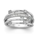 Nieuwe ring,diamanttest positief!, Bijoux, Sacs & Beauté, Bagues, Avec pierre précieuse, Femme, 17 à 18, Envoi