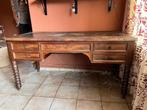 Massief houten bureau, Huis en Inrichting, Bureaus, Ophalen of Verzenden, Gebruikt, Bureau