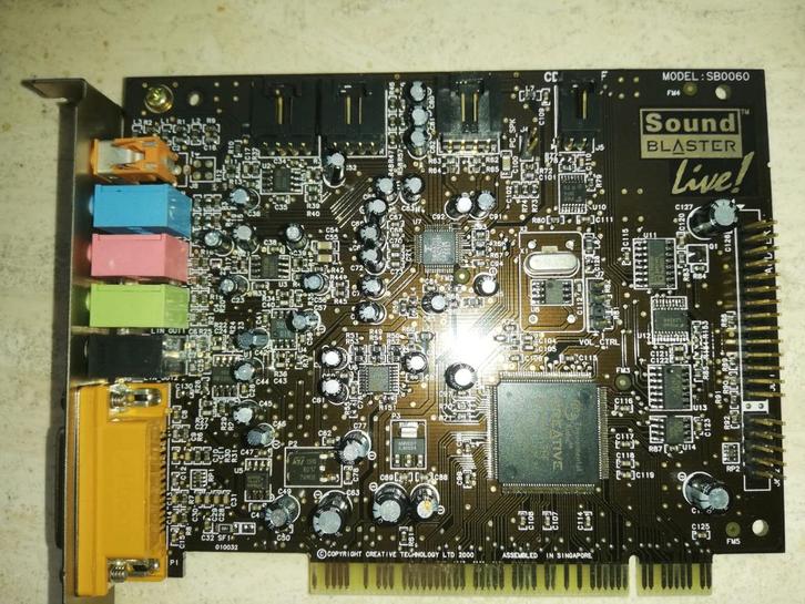 PCI geluidskaarten, Computers en Software, Geluidskaarten, Gebruikt, Intern, Ophalen