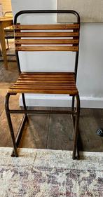 12 Chaises bois exotic et métal, Enlèvement, Comme neuf, Bois