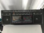 RadioCassette Vintage Sanyo Stereo, Ophalen of Verzenden, Dubbel, Tiptoetsen