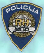 Patch National Police Croatia ( D45 ), Ophalen of Verzenden, Overige soorten, Embleem of Badge