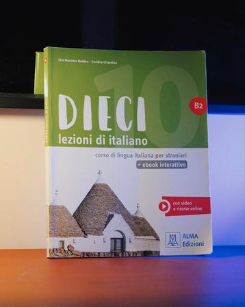 Dieci corso Italiano B2 Alma Edizioni beschikbaar voor biedingen