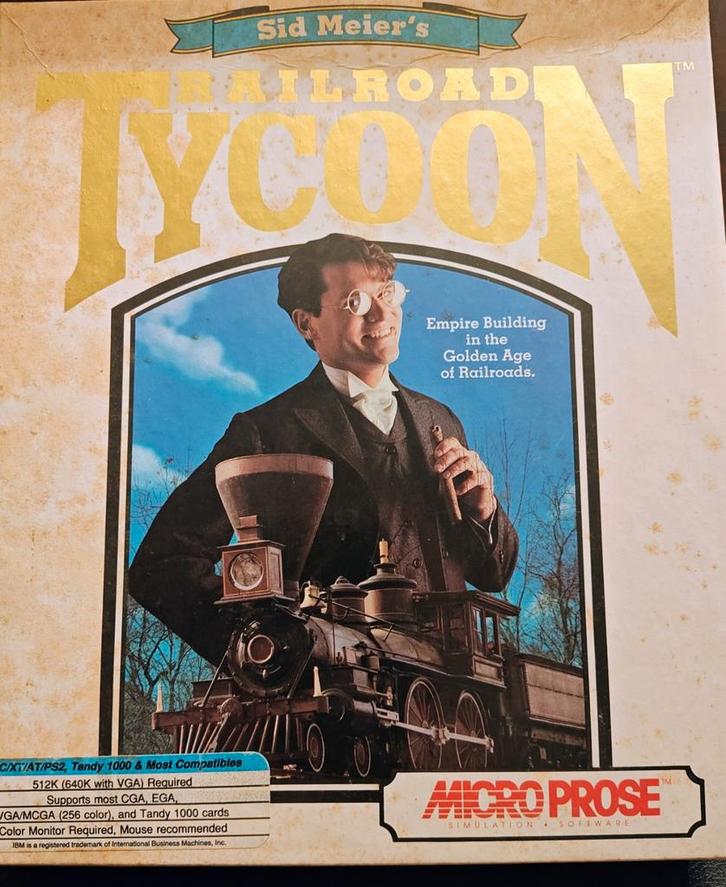 Le magnat des chemins de fer de Sid Meier (vintage), Consoles de jeu & Jeux vidéo, Jeux | PC, Enlèvement ou Envoi