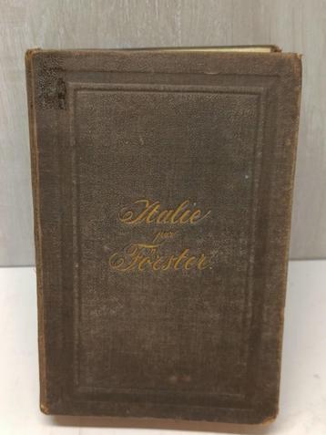 Manuel du voyageur en italie par ernest foerster 1855 beschikbaar voor biedingen