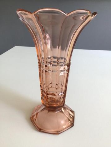 Vase en verre art déco, Enlèvement ou Envoi