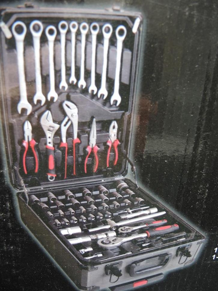 Gereedschapskist gevuld nieuw!, Bricolage & Construction, Boîtes à outils, Neuf, Remplie, Enlèvement ou Envoi