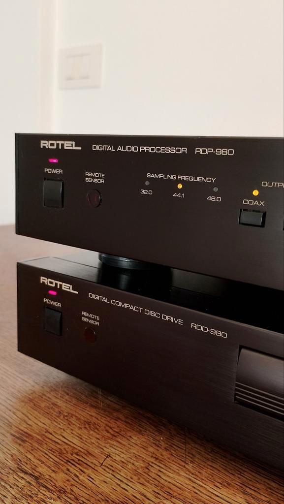 Rotel RDP 980 / RDD 980  cd drive/dac, Audio, Tv en Foto, Cd-spelers, Ophalen