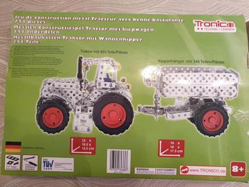 Kit de construction Tracteur avec camion benne