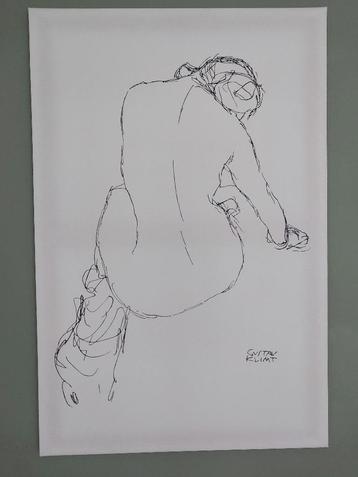 IKEA Gustav Klimt print op doek 78x118 beschikbaar voor biedingen
