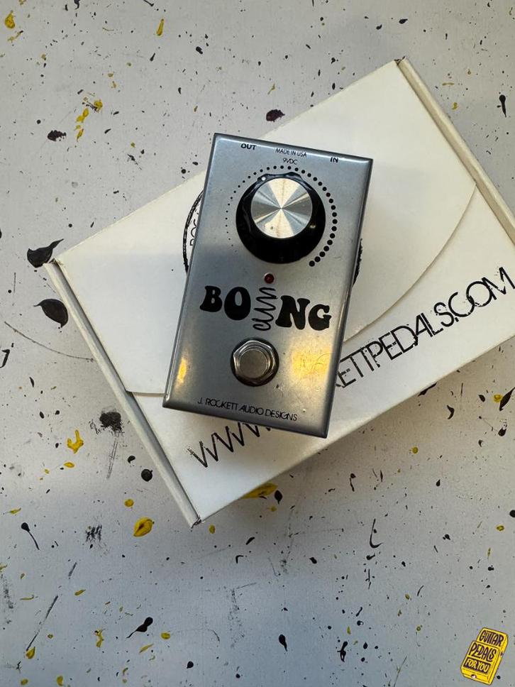 Pédale de réverbération J. Rockett Boing, Musique & Instruments, Effets, Comme neuf, Reverb, Enlèvement ou Envoi