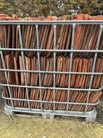 10 IBC vaten met rode, boomse pannen, Doe-het-zelf en Bouw, Dakpannen en Dakbedekking, Ophalen, Gebruikt, Steen of Klei, Dakpannen