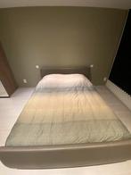 Boxspring + matras 180x200, Huis en Inrichting, Ophalen, Gebruikt, Beige, Tweepersoons