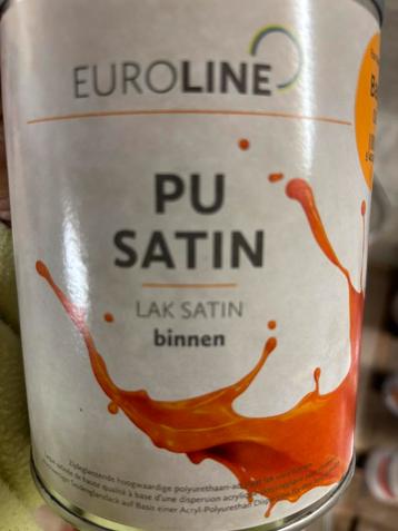 Euroline grijsgroene krasvaste lak 1liter en 2,5liter beschikbaar voor biedingen