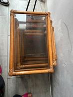 Rotan salontafel en bijzettafeljes, Huis en Inrichting, Ophalen, Gebruikt