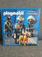 Playmobil 5565 Politie set met hond, Kinderen en Baby's, Speelgoed | Playmobil, Nieuw, Complete set, Ophalen of Verzenden