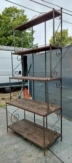 retro antieke smeedijzeren bloemen/kruiden rek, Ophalen, Gebruikt