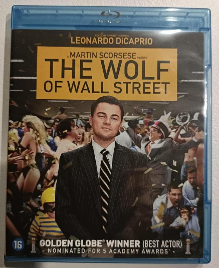 The Wolf Of Wall Street blu-ray (Met NL ondertitels), Cd's en Dvd's, Blu-ray, Zo goed als nieuw, Actie, Ophalen of Verzenden