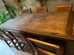 Antiek tafel met 8 stoelen, Ophalen