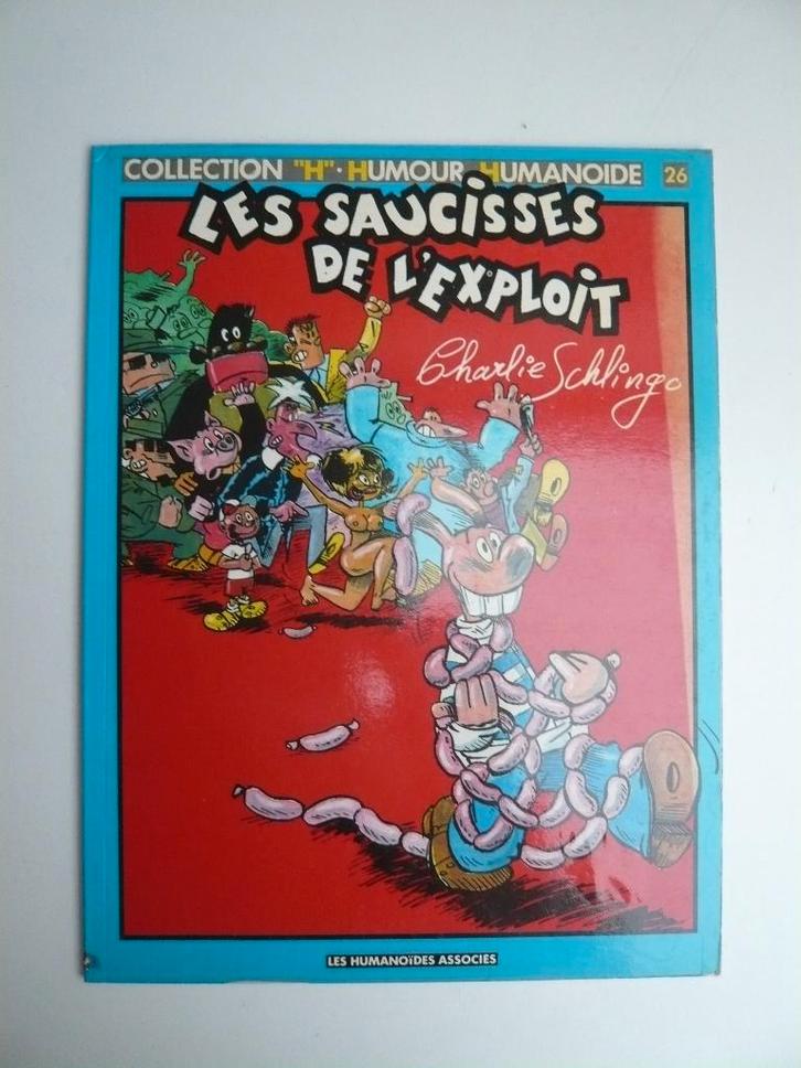 LES SAUCISSES DE L'EXPLOIT (EO 1985 tbe) de SCHLINGO, Livres, BD, Utilisé, Une BD, Enlèvement ou Envoi