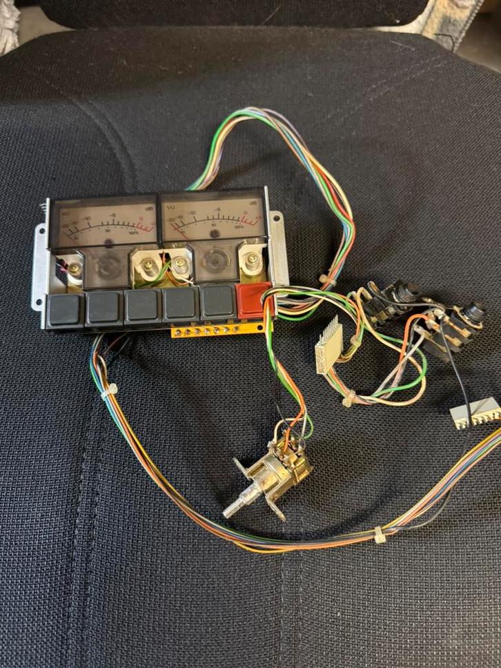 Revox B77 complete VU meters potentiometer en knoppen, Audio, Tv en Foto, Bandrecorder, Ophalen