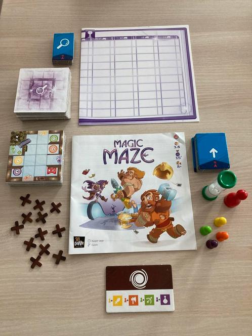 Spel Magic Maze - teamspel, Hobby en Vrije tijd, Gezelschapsspellen | Bordspellen, Zo goed als nieuw, Drie of vier spelers, Vijf spelers of meer