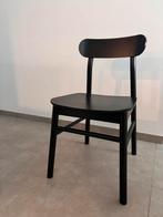 Eetkamerstoelen IKEA (6x), Huis en Inrichting, Stoelen, Ophalen, Gebruikt, Zwart, Vijf, Zes of meer stoelen