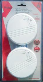 2 détecteurs de fumée optiques, Bricolage & Construction, Détecteur, Capteur ou Alarme, Enlèvement ou Envoi, Fumée, Neuf