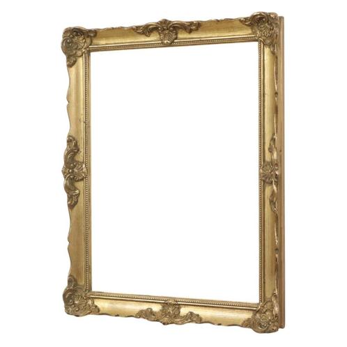 Bladgoud Barok Stijl Lijst Klassiek Verguld Kader 43x34cm, Huis en Inrichting, Woonaccessoires | Lijsten, Gebruikt, Minder dan 50 cm