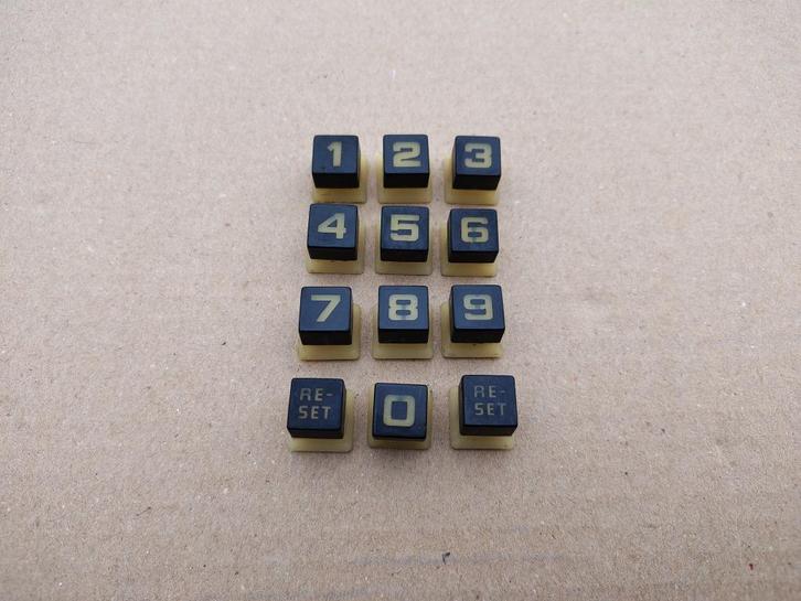 Druktoetsen/ Set Seeburg FC1/ Div (1973) jukebox, Verzamelen, Automaten | Jukeboxen, Seeburg, Verzenden