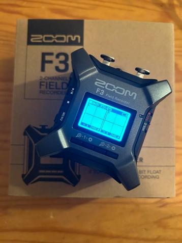 Zoom F3 xlr 32-bit field recorder, Enlèvement ou Envoi, Comme neuf