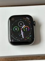 Volledige nieuwstaat Apple Watch 7 RVS 45 mm 4G doos/extra’s, Blauw, Apple Watch 7  45 mm 4G, Ophalen of Verzenden, IOS