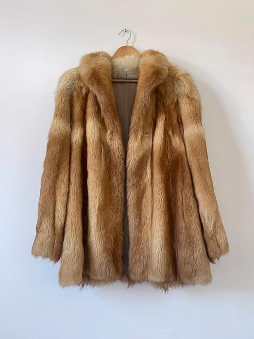 80ies bontjas Pelsland, Kleding | Dames, Jassen | Winter, Zo goed als nieuw, Maat 42/44 (L), Bruin, Ophalen of Verzenden