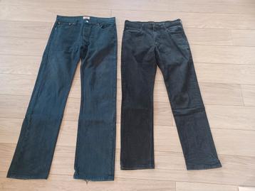 Jeans Levi's 501 maat 36/36 en jeans Lee 36/34 beschikbaar voor biedingen