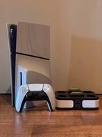 Ps5 slim met schijf en controller, Games en Spelcomputers, Spelcomputers | Sony PlayStation 5, Ophalen of Verzenden, Gebruikt