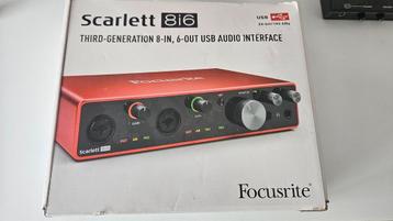 Focusrite Scarlett 8i6 Gen3  beschikbaar voor biedingen