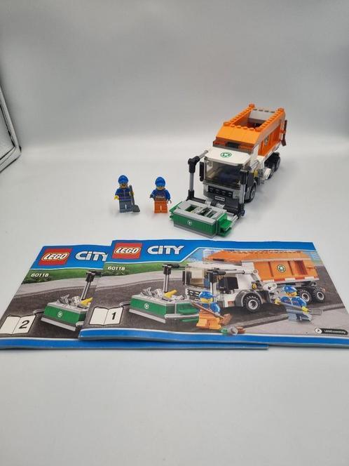 Lego City 60118 Garbage Truck, Kinderen en Baby's, Speelgoed | Duplo en Lego, Zo goed als nieuw, Lego, Complete set, Ophalen of Verzenden