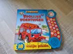 Vrolijke voertuigen geluidenboek, Boeken, Kinderboeken | Baby's en Peuters, Ophalen of Verzenden, Zo goed als nieuw