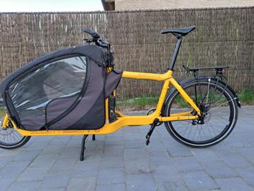 Cargobike Bullit Submarine Larry&Harry Rohloffnaaf, Gebruikt, Huif, 2 kinderen, Ophalen