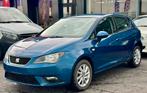 Seat Ibiza 5 portes 1.2i  2015  122.000km, Euro 5, Zwart, Blauw, 1198 cc