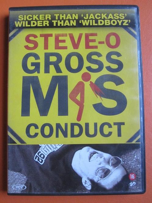 Steve-O - Gross Misconduct (2005), Cd's en Dvd's, Dvd's | Komedie, Zo goed als nieuw, Overige genres, Vanaf 16 jaar, Ophalen of Verzenden