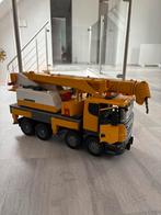 Vrachtwagen Liebherr kraan met truck, Kinderen en Baby's, Ophalen of Verzenden, Zo goed als nieuw
