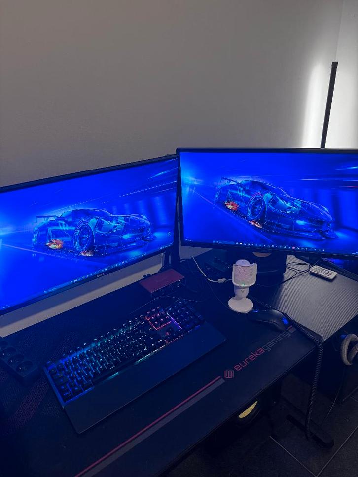 Full Gaming Setup, Computers en Software, Desktop Pc's, Gebruikt, 4 Ghz of meer, SSD, 32 GB, Gaming, Ophalen