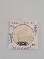 Cook islands 50 dollar 1992 proof, Postzegels en Munten, Postzegels | Europa | Spanje, Ophalen of Verzenden