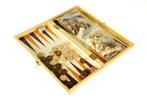 Jeu de société en bois – Backgammon & Échecs, Hobby & Loisirs créatifs, 1 ou 2 joueurs, Enlèvement ou Envoi, Comme neuf