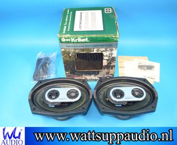 AFS / Kriket 8976 6x9'' 3 way Coaxial speakers USA Made 1980 beschikbaar voor biedingen