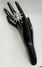 Schitterende 925 zilveren Radjahstani tribale ring, Handtassen en Accessoires, Ringen, Ophalen of Verzenden