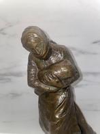 Sculpture en bronze – Maternité (1905) – Femme et enfant, Enlèvement ou Envoi, Bronze