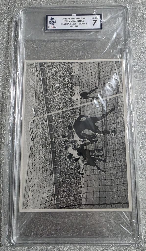 GEEN PANINI+GEEN PSA+Italië 1936+MGC 7+Squadra Italia, Verzamelen, Sportartikelen en Voetbal, Zo goed als nieuw, Poster, Plaatje of Sticker